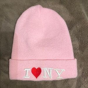 Pink 'I Love NY' Women’s Beanie🍀